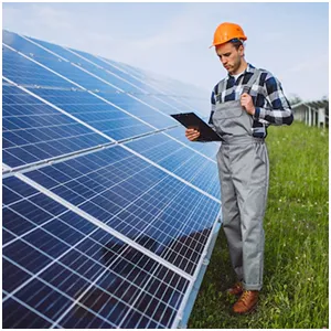 person with Solar